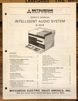 Mitsubishi E-404 Stereo  Service Manual *Original*