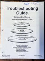 Quasar / Pansonic / Technics CD Player Troubleshooting Guide 1986-1990   *Orig*