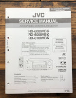 JVC RX-6000 RX-6008 RX-6100 Receiver  Service Manual *Original*