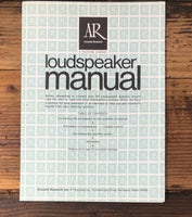 Acoustic Research AR-3A Speaker  Owner / User Manual *Original*