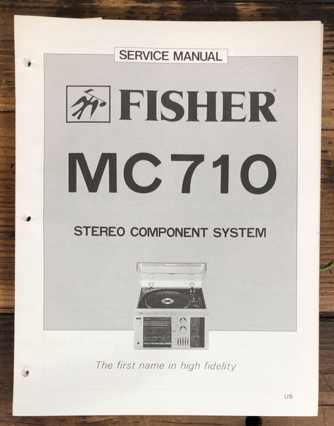 Fisher MC-710 Stereo  Service Manual *Original*