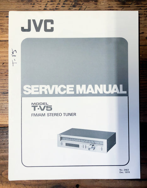 JVC T-V5 Tuner  Service Manual *Original*