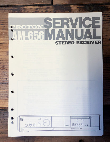 Proton AM-656 Receiver  Service Manual *Original*