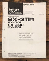 Pioneer SX-311R SX-301 SX-251R SX-201 Receiver  Service Manual *Original*