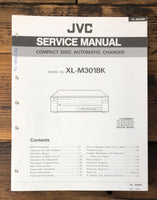 JVC XL-M301 BK XL-M301BK CD Player  Service Manual *Original*