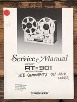Pioneer RT-901 Reel to Reel  Service Manual *Original*