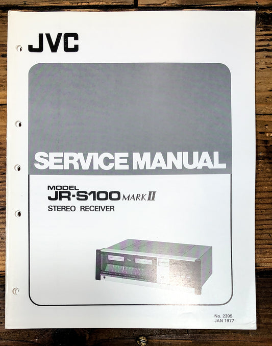 JVC JR-S100 MK2 Receiver Service Manual *Original*