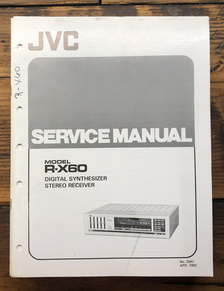 JVC RX-X60 Receiver  Service Manual *Original*