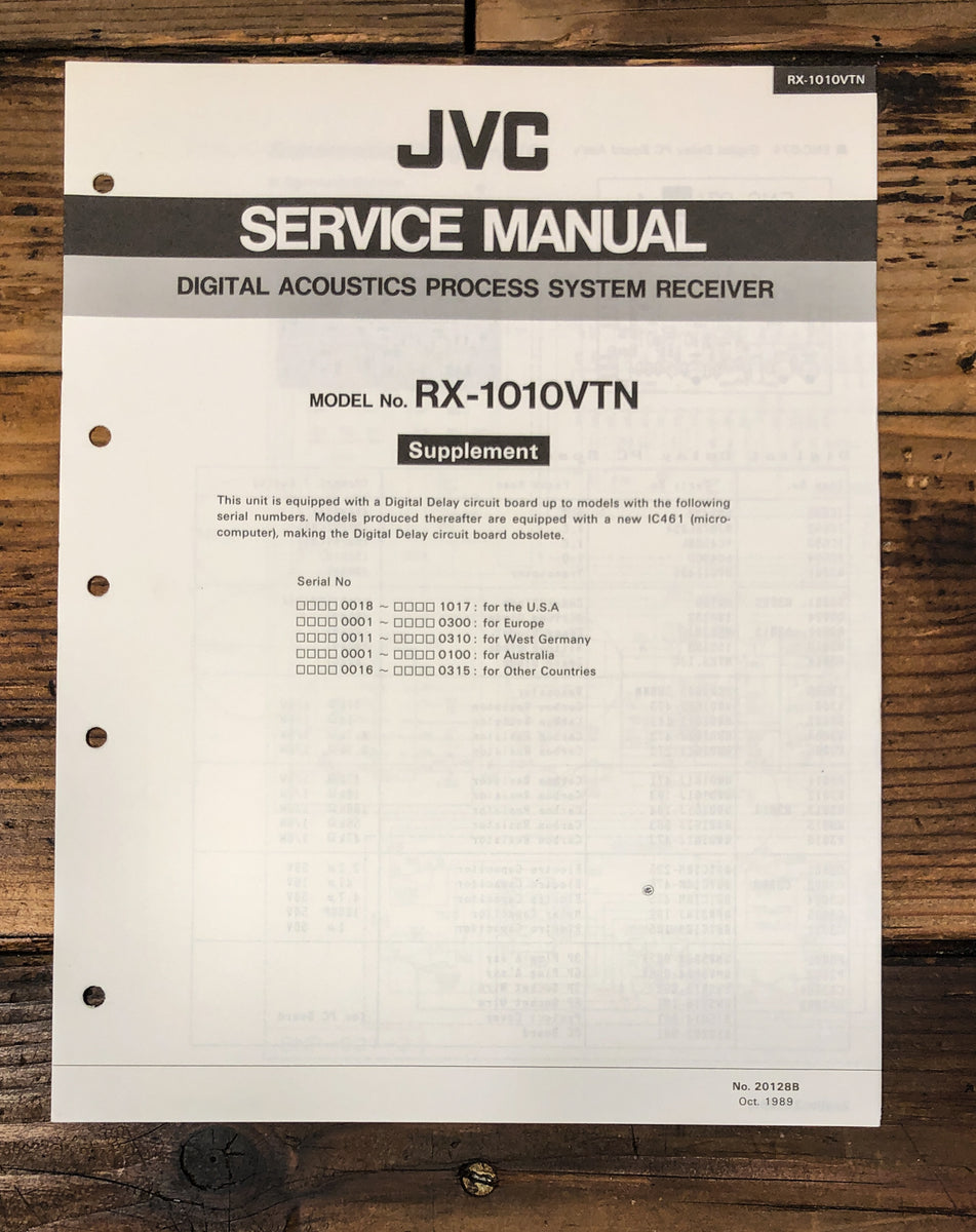 Speaker Service Manual – Vintage Audio Store - Vintage Service Manuals ...