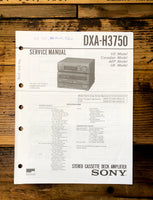 Sony DXA-H3750 Stereo  Service Manual *Original*