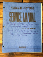 Yamaha CA-800 Amplifier  Service Manual *Original*