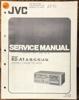 JVC KD-A1 Cassette  Service Manual *Original*