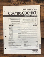 Yamaha CDX-1110 CDX-1110U CD Player  Service Manual *Original*