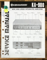 Kenwood KA-900 Amplifier  Service Manual *Original*