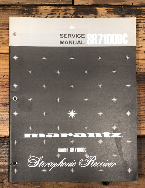 Marantz SR-7100DC SR7100DC Receiver  Service Manual *Original*