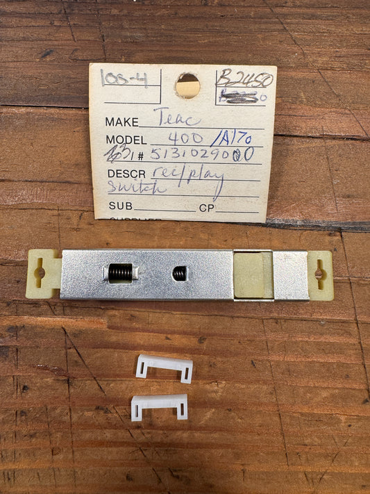 TEAC A-170 A-400 5131029000  Cassette REC / PLAY Switch *NOS Original Part*