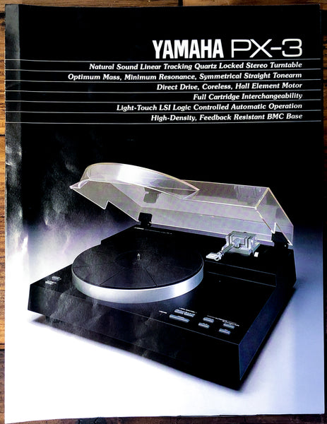 Yamaha PX-3 Turnable / Record Player Dealer Brochure 6pg Foldout  *Original*