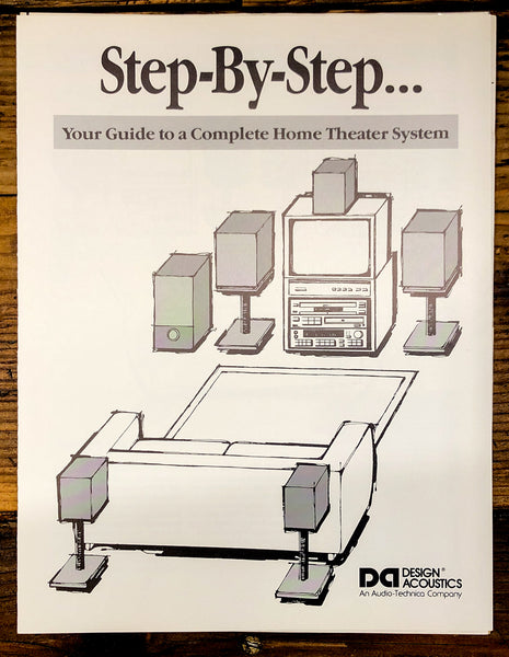 Design Acoustics "Guide to Home Theater" PS-10A -3 -SW   Dealer Brochure *Orig*