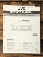JVC XL-M600 BK CD Player  Service Manual *Original*