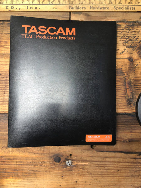 TEAC / Tascam Model 44 Recorder / Reproducer Owner and Service Manual *Orig*