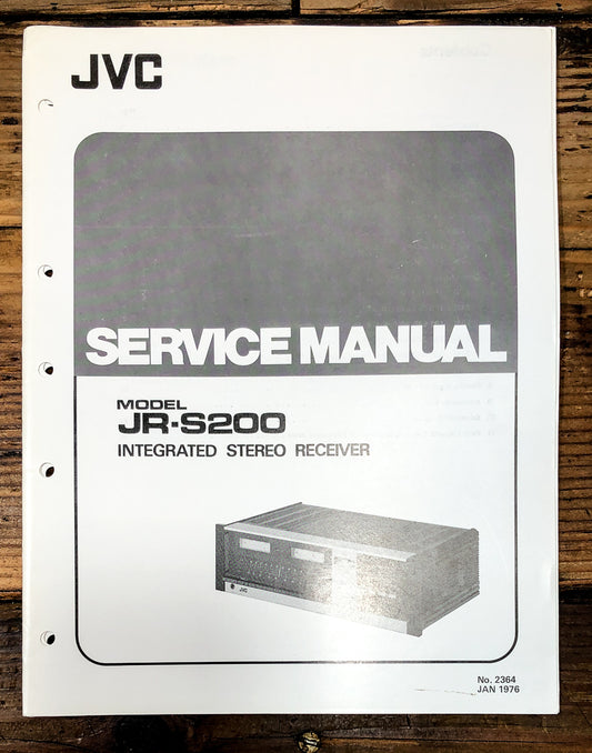 JVC JR-S200  Receiver Service Manual *Original*
