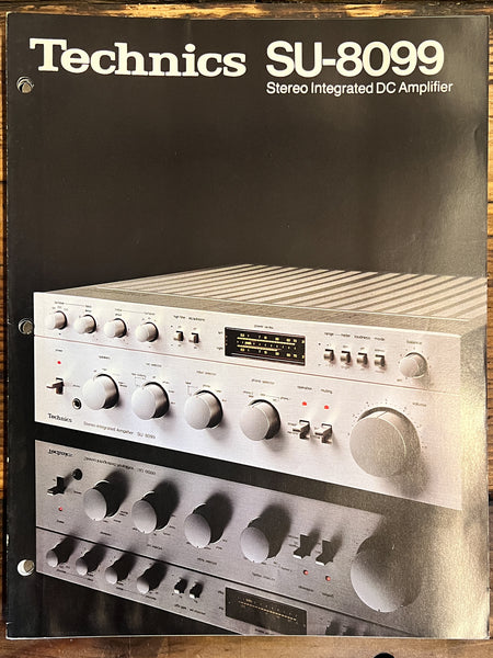 Technics SU-8099 Amplifier 3pg Brochure  *Original*