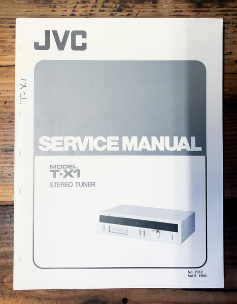 JVC T-X1 Tuner  Service Manual *Original*