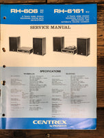 Pioneer RH-606 RH-6161 Stereo System Service Manual *Original*