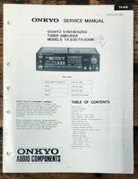 Onkyo TX-830 TX-830M Receiver  Service Manual *Original*