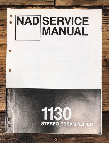 NAD Model 3020B 3120 Amplifier Service Manual *Original*
