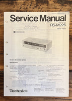 Technics RS-M226 Cassette  Service Manual *Original* #2