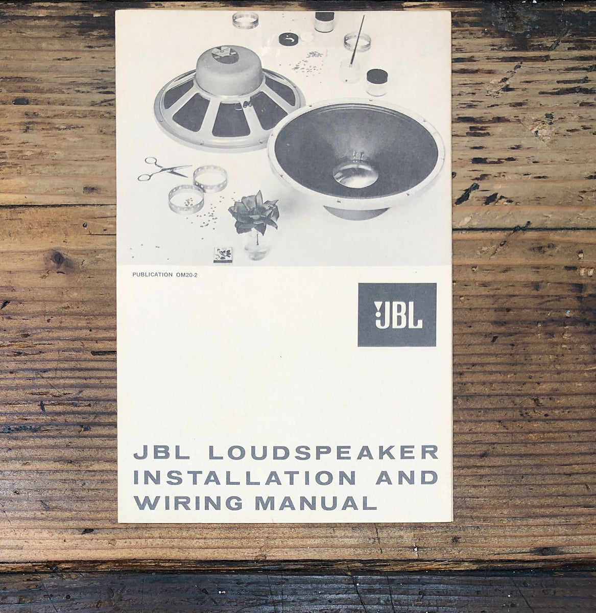 JBL Loudspeaker Mounting Baffles  Owners / User Manual *Original*