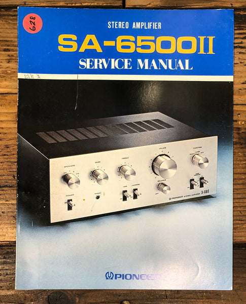 Pioneer SA-6500 MK2 SA-6500 II Amplifier Service Manual *Original*