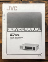 JVC RX-X80 Receiver  Service Manual *Original*