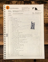 Nakamichi Model 481 Cassette Provisional Service Manual *Original*