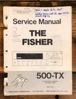 Fisher Model 500-TX Receiver  Service Manual *Original* #2