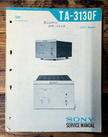 Sony TA-3130F Amplifier  Service Manual *Original*