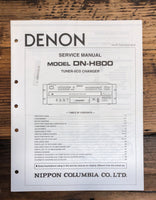 Denon DN-H800 Tuner / CD Changer  Service Manual *Original*