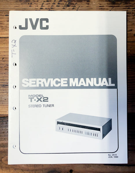 JVC T-X2 Tuner  Service Manual *Original*