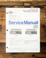 Magnavox Sylvania FD1040 FDD104 CD Player  Service Manual *Original*