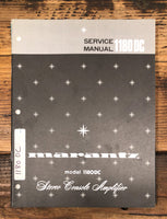 Marantz Model 1180DC Amplifier Service Manual *Original*