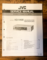 JVC KD-V400 Cassette  Service Manual *Original*