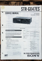 Sony STR-GX47ES Receiver  Service Manual *Original*