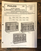 Philco H246 H247 H357 H358 KWA KMA Console Stereo  Service Manual *Original*