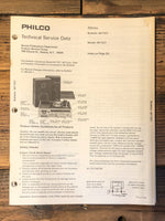 Philco Model M1727 Radio / Stereo  Service Manual *Original*