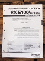 Yamaha RX-E100 CRX-E100 NX-E100 Radio / Stereo  Service Manual *Original*