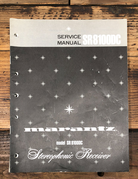 Marantz SR-8100DC SR8100DC Receiver  Service Manual *Original*