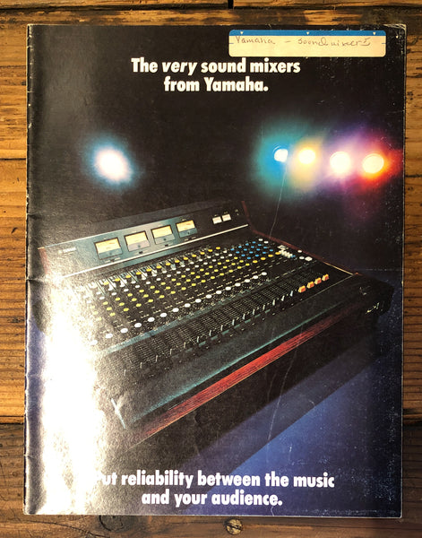 Yamaha 1975 Mixers PM-200B -400B -1000 EM-150  23pg Dealer Brochure *Orig*