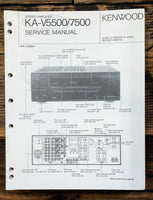 Kenwood KA-V5500 KA-V7500 Amplifier  Service Manual *Original*