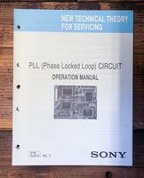 Sony PLL Phase Locked Loop  Technical Theory Service Manual *Original*